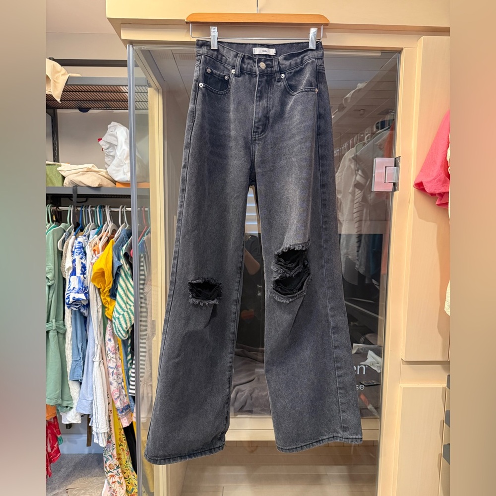 Adika Charcoal Gray Jeans